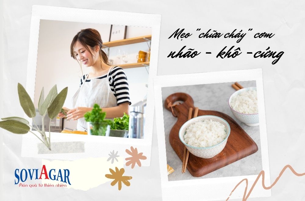 Mẹo vặt "chữa cháy" những tình huống cơm bị nhão - khô- cứng